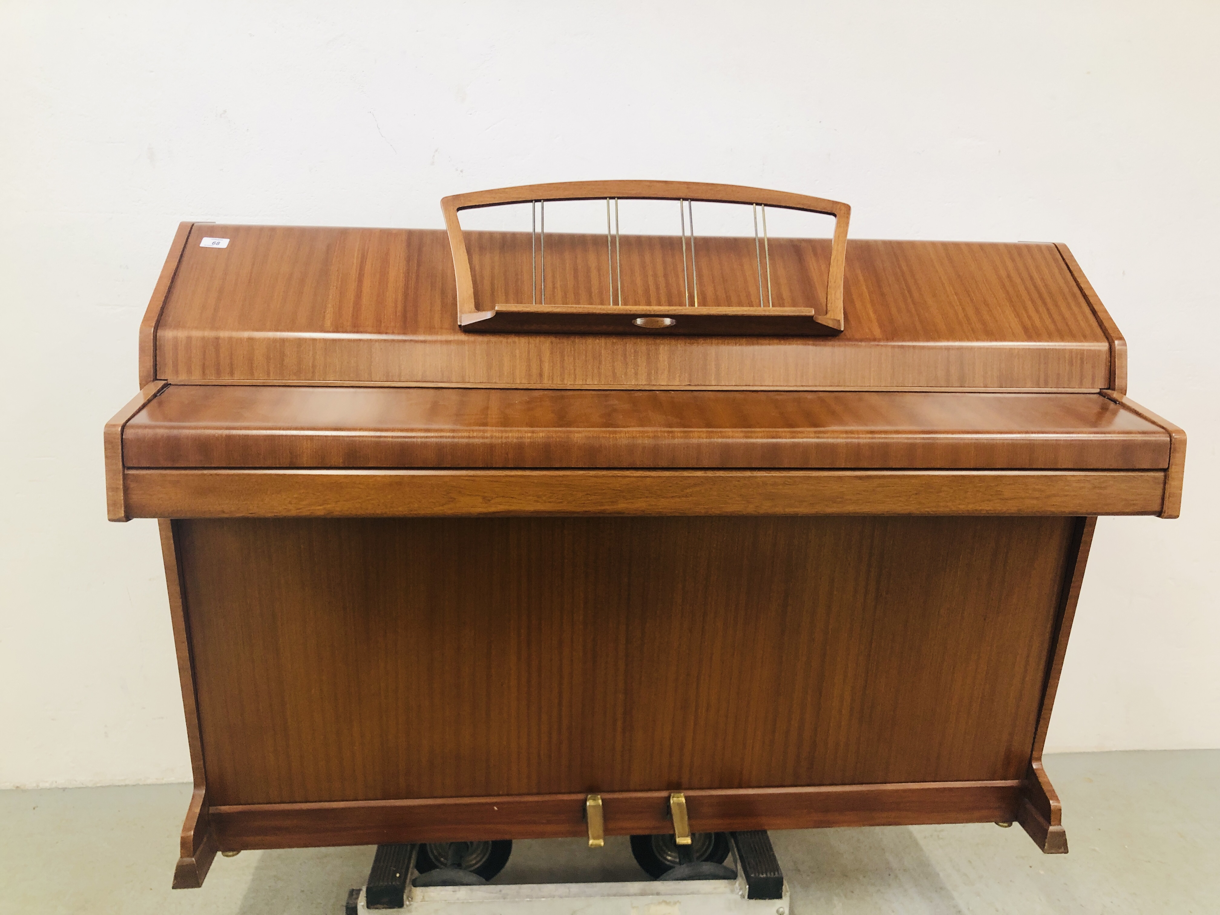 EAVESTAFF MINI PIANO "PIANETTE" UPRIGHT OVERSTRUNG PIANO AND MUSIC STOOL - Image 8 of 27