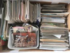 LARGE BOX MIXED POSTCARDS, MAINLY MORE MODERN, FOLDER OF ANTHROPOMORPHIC ANIMALS,