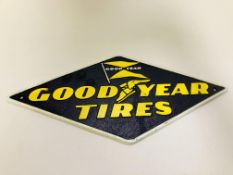 (R) GOODYEAR TYRES DIAMOND PLAQUE