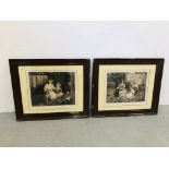 PAIR OF VINTAGE "ARTHUR ELSLEY" BLACK AND WHITE PRINTS