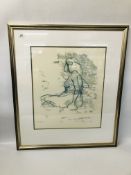 EMMA DE BRUYN "NUDE" LTD EDITION MONOPRINT SIGNED BY ARTIST #10/93 55.