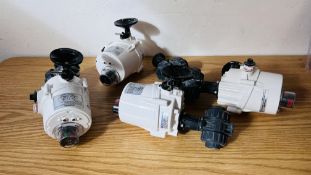 4 X HKC ELECTRIC ACTUATORS MODEL HQ-005 - BANKRUPTCY STOCK, SOLD AS SEEN.