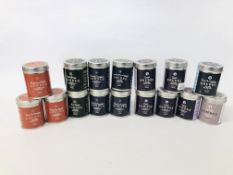 16 X "THE GREATEST CANDLE" IN ORIGINAL GIFT TINS