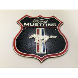 (R) FORD MUSTANG PLAQUE
