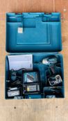 MAKITA 18VOLT CORDLESS DRILL DRIVER MODEL BTD140 CASED WITH CHARGER,