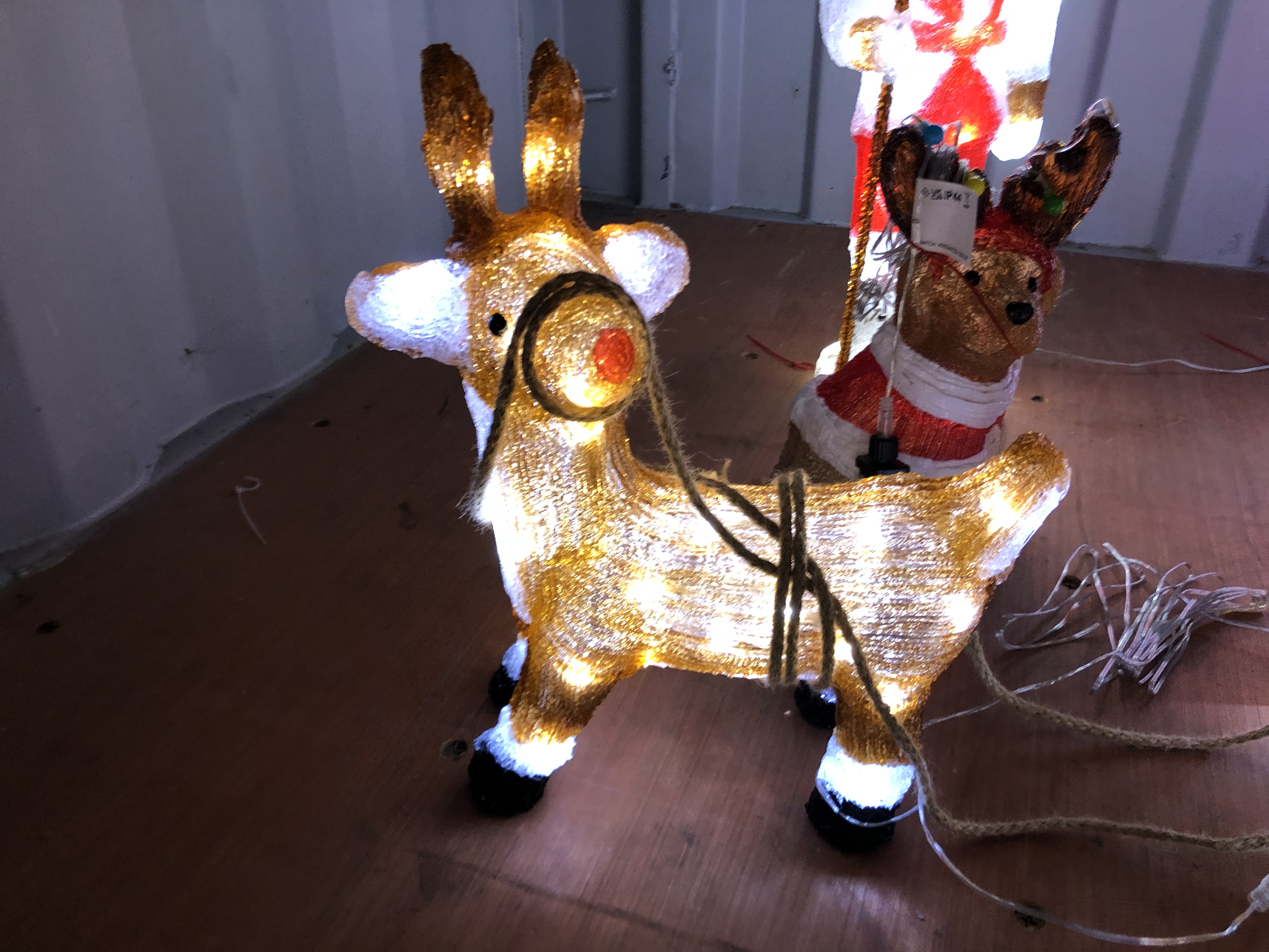 A COLLECTION OF 12 CHRISTMAS LED LIGHT DECORATIONS TO INCLUDE FATHER CHRISTMAS, - Image 3 of 7