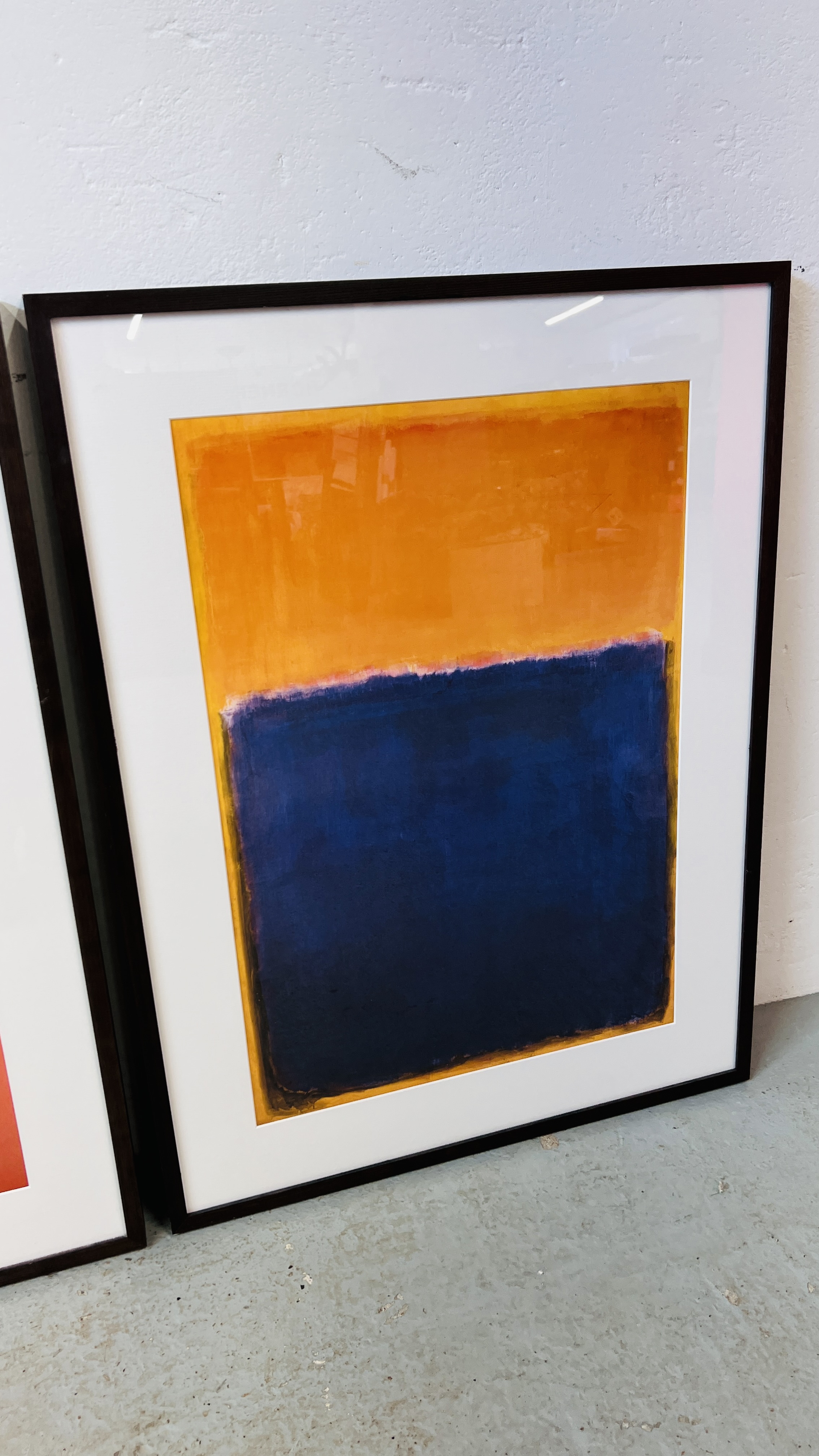 SET OF FOUR FRAMED MODERN ART ABSTRACT PRINTS (FRAMED W 62.5CM X H 83CM). - Image 2 of 6