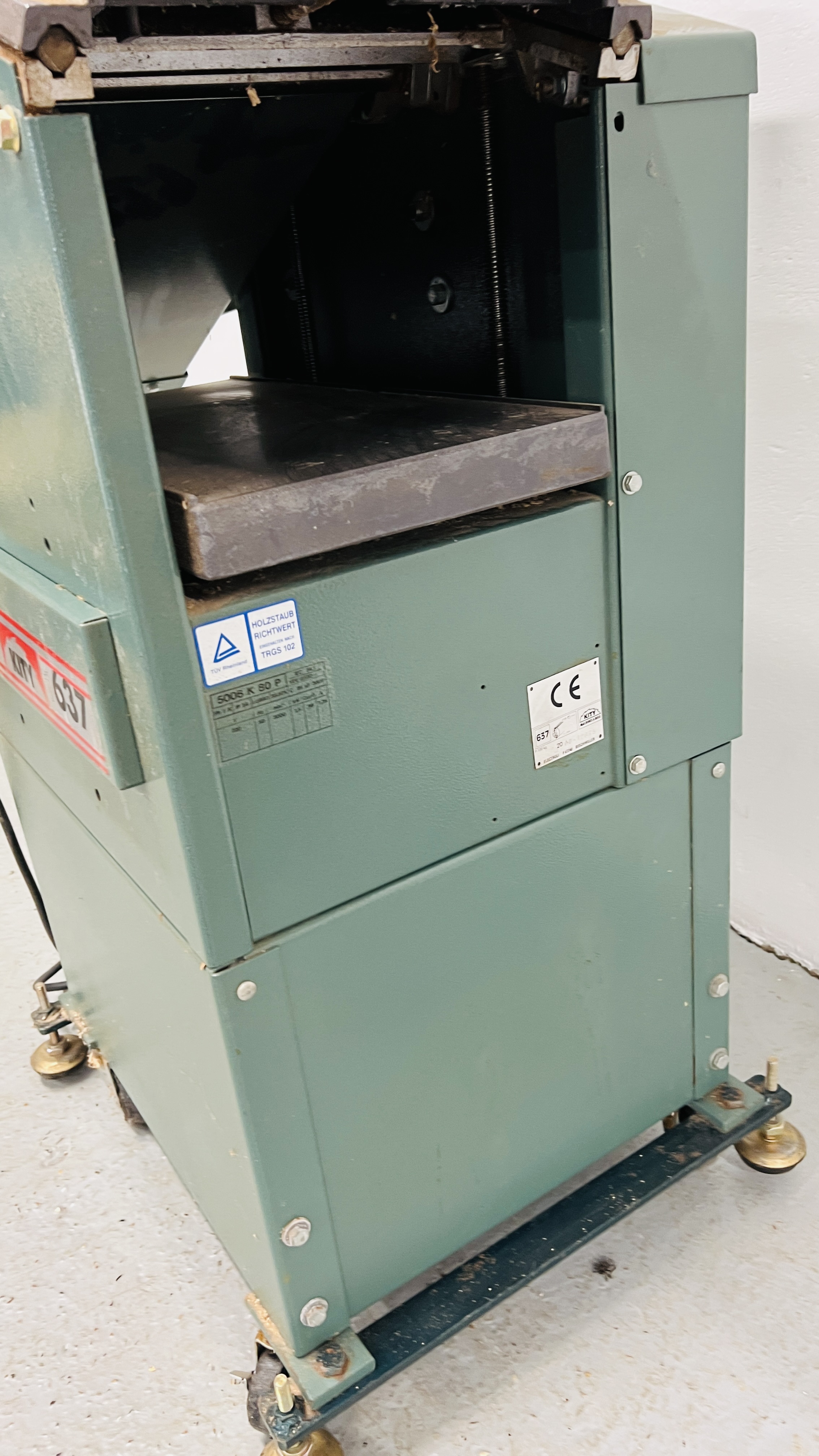 KITY 1637 PLANER THICKNESSER - SOLD AS SEEN. - Image 11 of 12