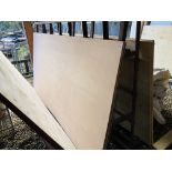 12 X 1220 X 2440 SHEETS 4MM PLYWOOD + SHEET 5MM.