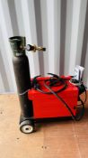 SEALEY SUPER MIG 150/5 MIG WELDER WITH GAS BOTTLE - SOLD AS SEEN