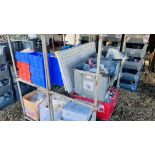 10 X BOXES CONTAINING ASSORTED COUPLINGS, PLIMAT BUTTERFLY VALVES,