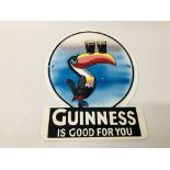 (R) ROUND GUINNESS TOUCAN SIGN