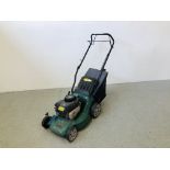 A ATCO QUATTRO 15s SELF PROPELLED PETROL LAWN MOWER.