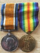 WW1 PAIR TO 202124 PTE. E.T.W. BLAND ESSEX R.