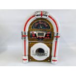 REPRODUCTION STEEPLETONE JUKE BOX MODEL JR60 - SOLD AS SEEN.