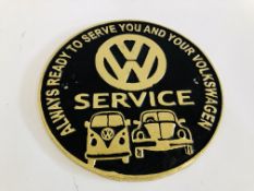 (R) VW SERVICE PLAQUE