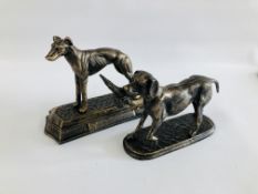 (R) RETRIEVER AND GREYHOUND FIGURES