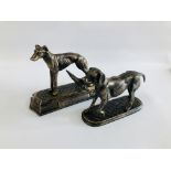 (R) RETRIEVER AND GREYHOUND FIGURES