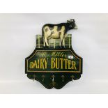 REPRODUCTION ADVERTISING DISPLAY "R. MILLER DAIRY BUTCHER".