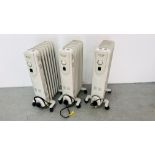 3 KINGFISHER HD907-7Q ELECTRIC HEATERS - SOLD AS SEEN
