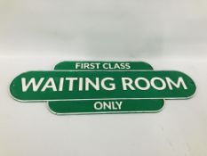 (R) WAITING ROOM SIGN