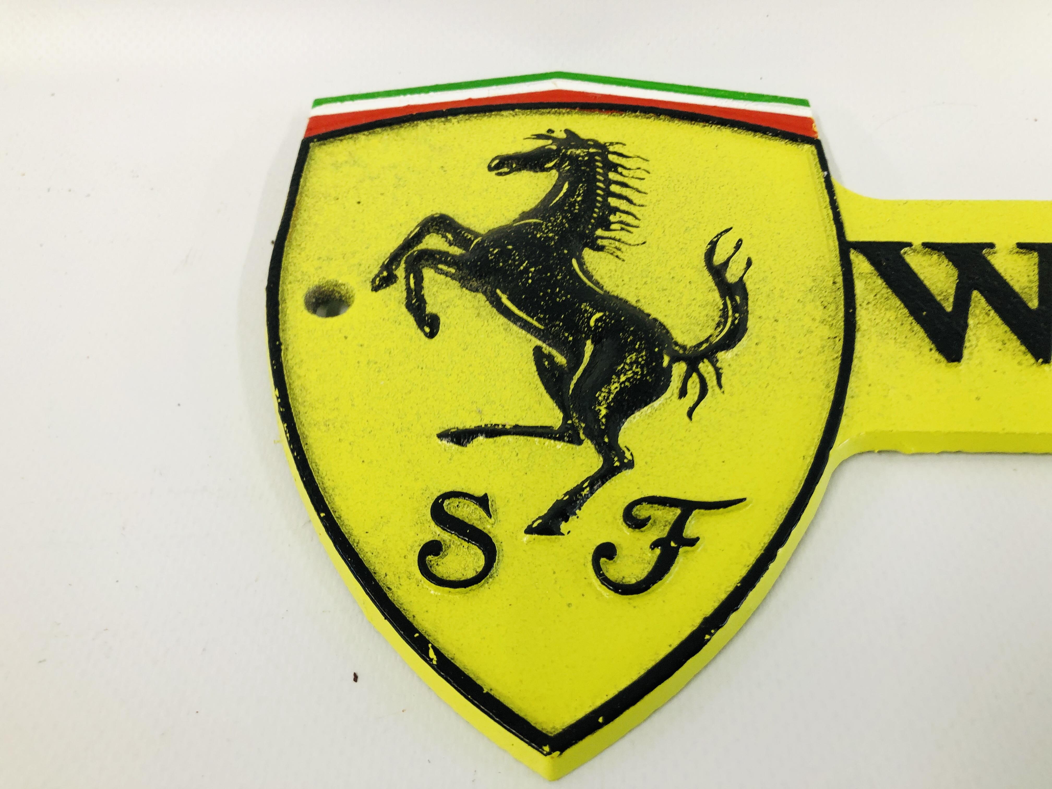 (R) LARGE FERRARI GARAGE ARROW - Image 2 of 2