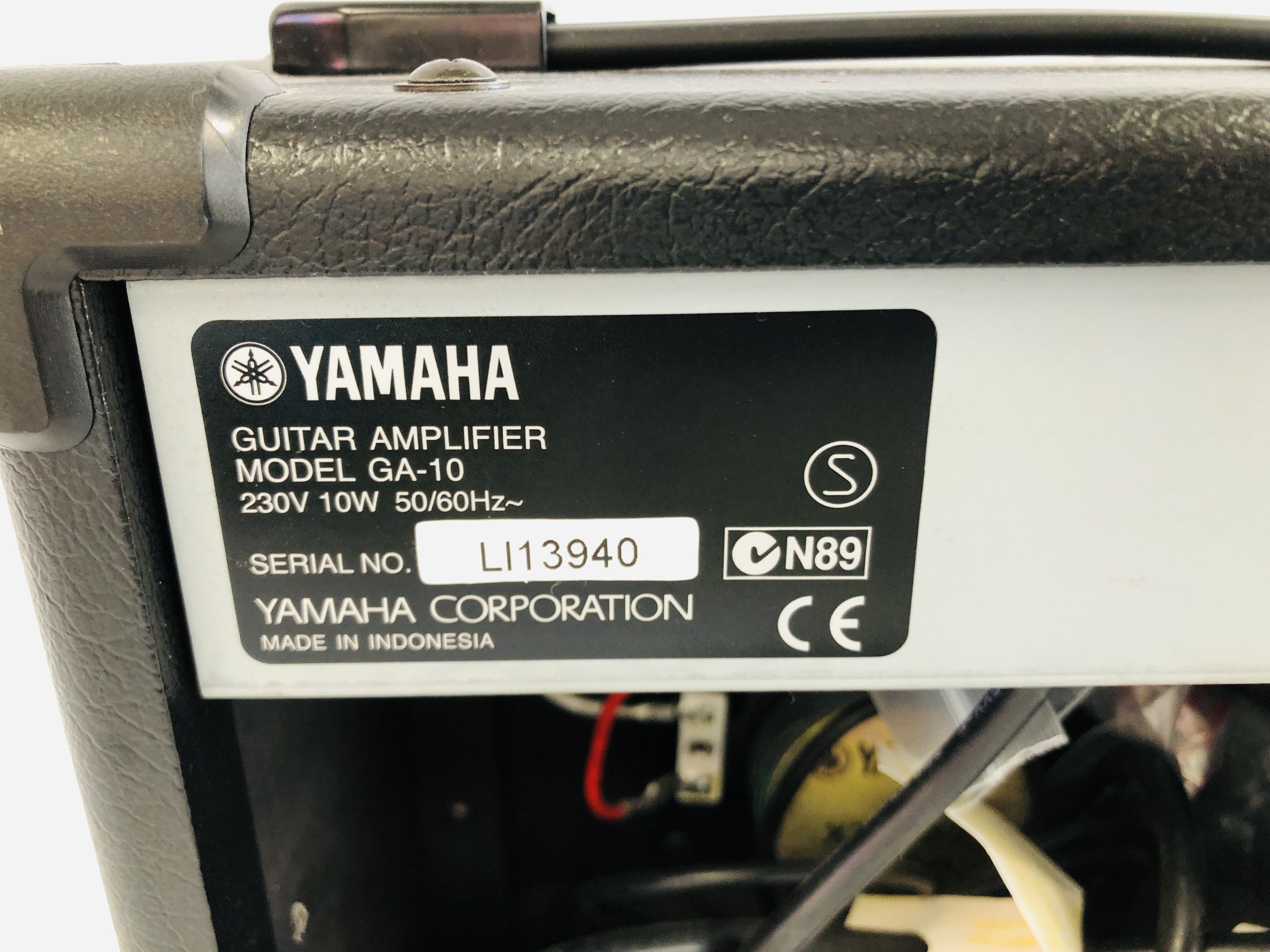 YAMAHA GA10 PRACTICE AMP - SOLD AS SEEN - Image 5 of 5