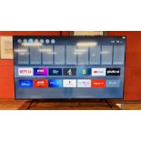 AN IMPRESSIVE HISENSE 75 INCH FLAT SCREEN LED BACKLIGHT TELEVISION MODEL No.