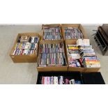SIX LARGE BOXES OF MIXED GENRE CD'S,