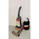 VAX RAPIDE ULTRA 2 FLOOR CLEANER, A/F CABLE TIDY BRACKET - SOLD AS SEEN.