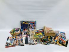 EXTENSIVE COLLECTION OF COMICS TO INCLUDE DC MARVEL, INDEPENDENCE, POCKET BOOKS,