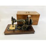 VINTAGE FRISTER & ROSSMAN SEWING MACHINE - SOLD AS SEEN