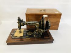 VINTAGE FRISTER & ROSSMAN SEWING MACHINE - SOLD AS SEEN