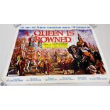 COLLECTION OF THREE ORIGINAL VINTAGE MOVIE ADVERTISING POSTERS "A QUEEN IS CROWNED" WIDTH 101CM.