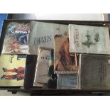 SUITCASE WITH A HEAVY ACCUMULATION CIGARETTE AND TRADE CARDS, ALBUMS AND LOOSE.