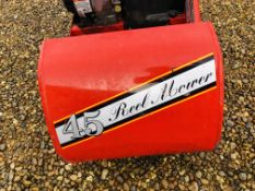 A ROVER 45 REEL MOWER (RUNS AND STOPS, REQUIRES ATTENTION).