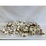 APPROXIMATELY 105 PIECES OF ROYAL ALBERT OLD COUNTRY ROSE TEA AND DINNER WARE ETC ALONG WITH ROYAL