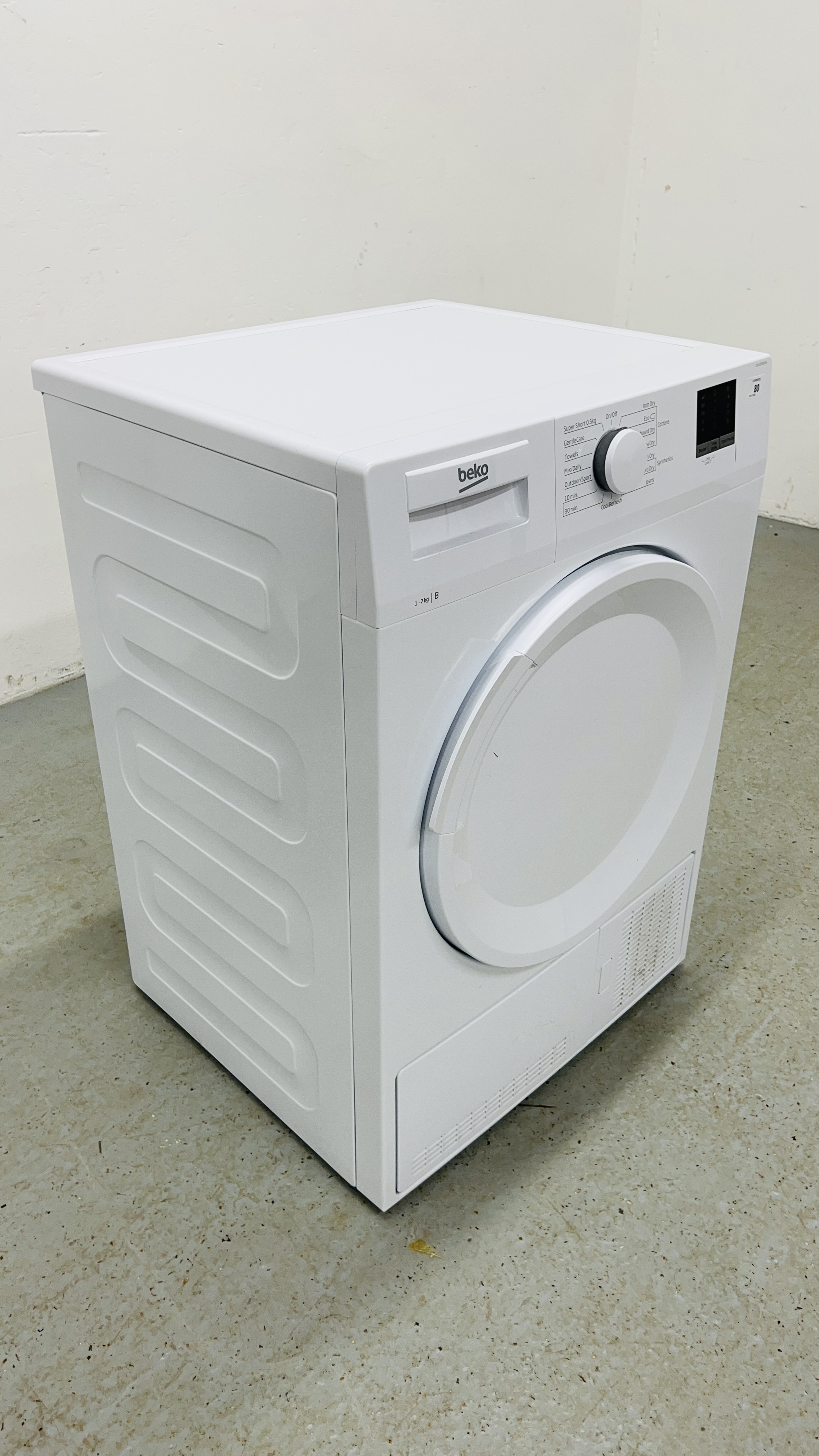 A BEKO 7KG CONDENSER TUMBLE DRYER - SOLD AS SEEN - Image 5 of 7