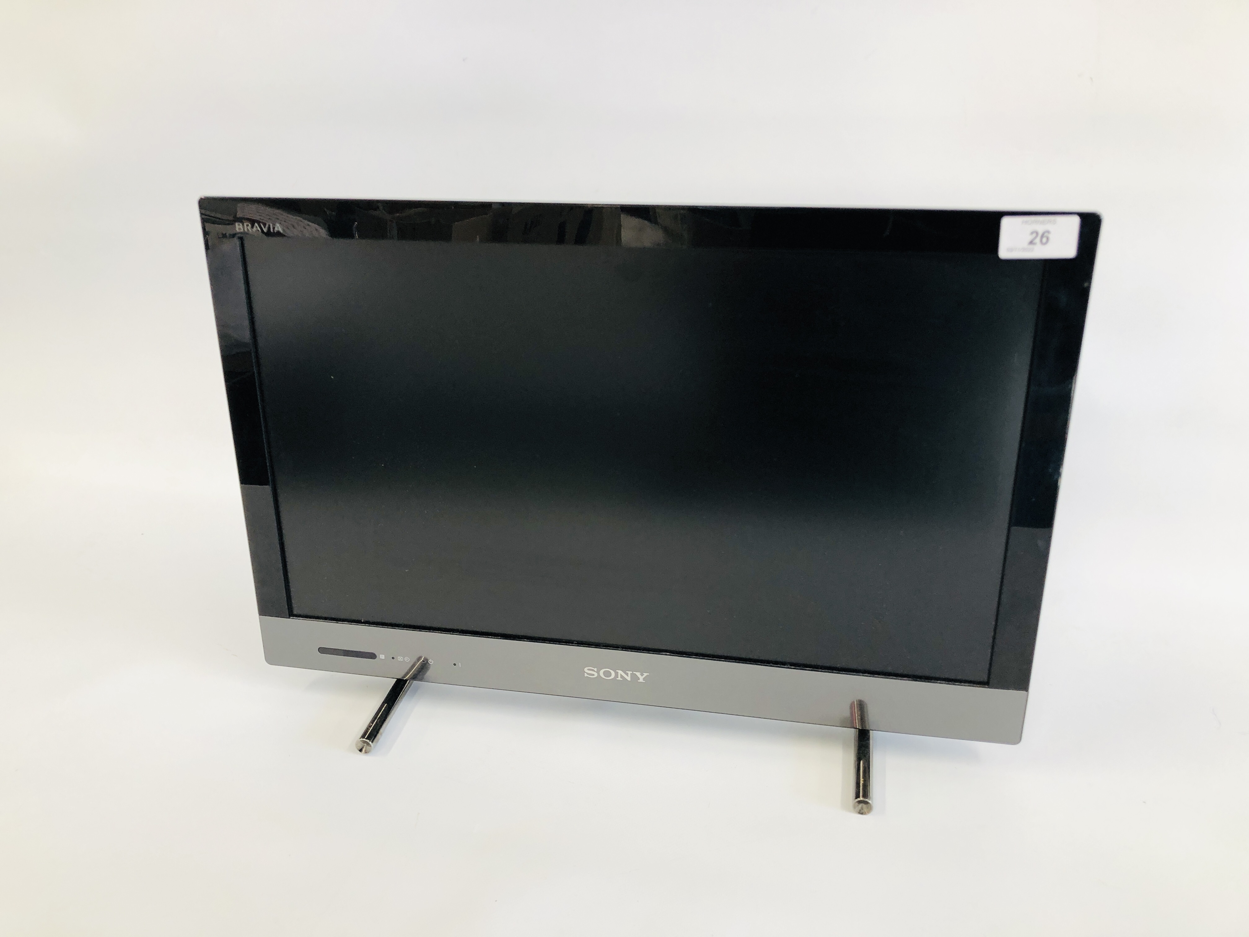 SONY BRAVIA 22" FLAT SCREEN TELEVISION - SOLD AS SEEN