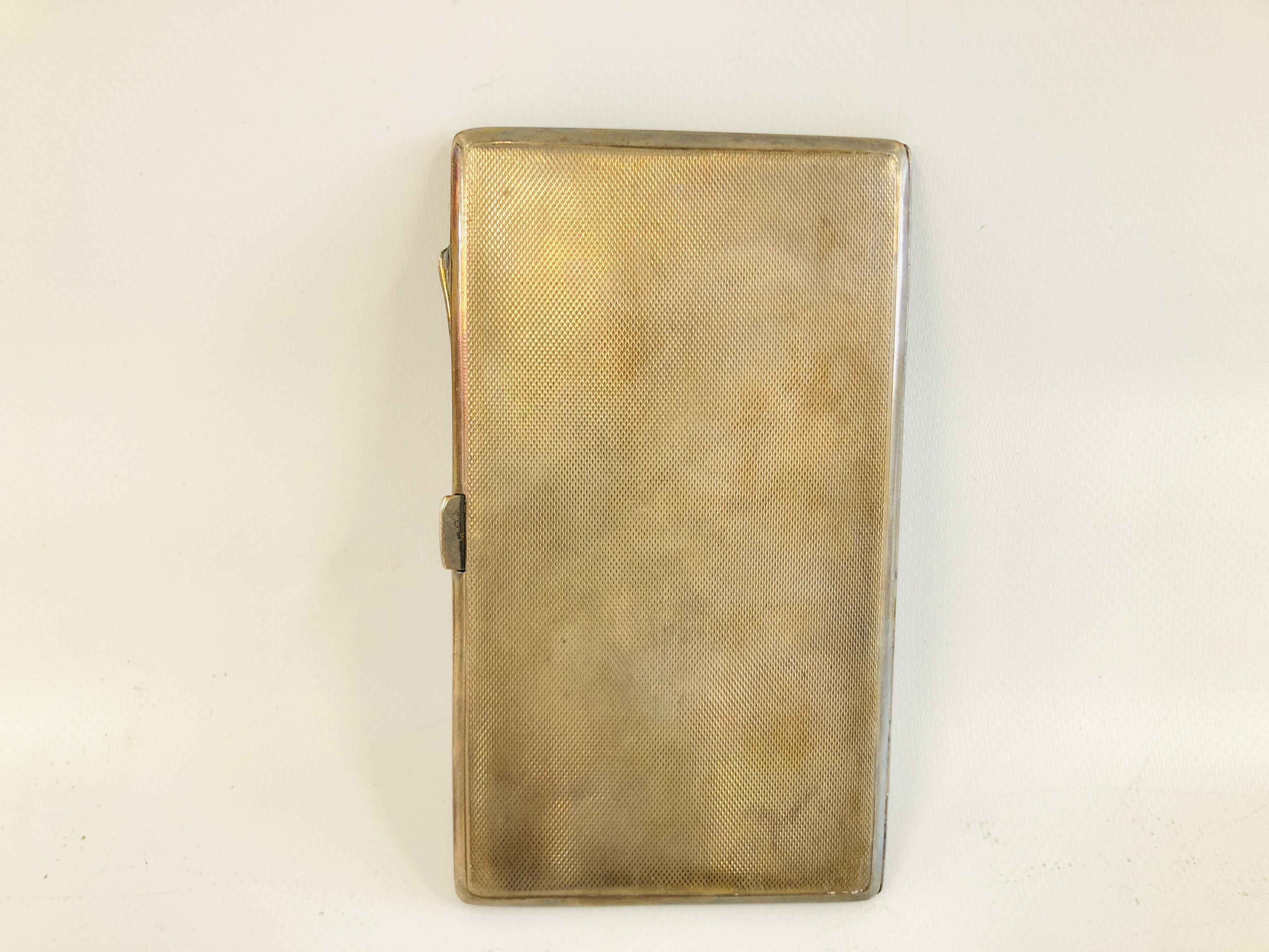 A SILVER RECTANGULAR CIGARETTE CASE, - Image 5 of 8