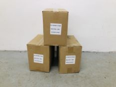 THREE BOXES OF 36 ROLLS 48MM X 68M PVC BROWN TAPE.