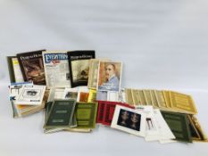 A BOX CONTAINING QUANTITY OF SOTHERBY AUCTION CATALOGUES