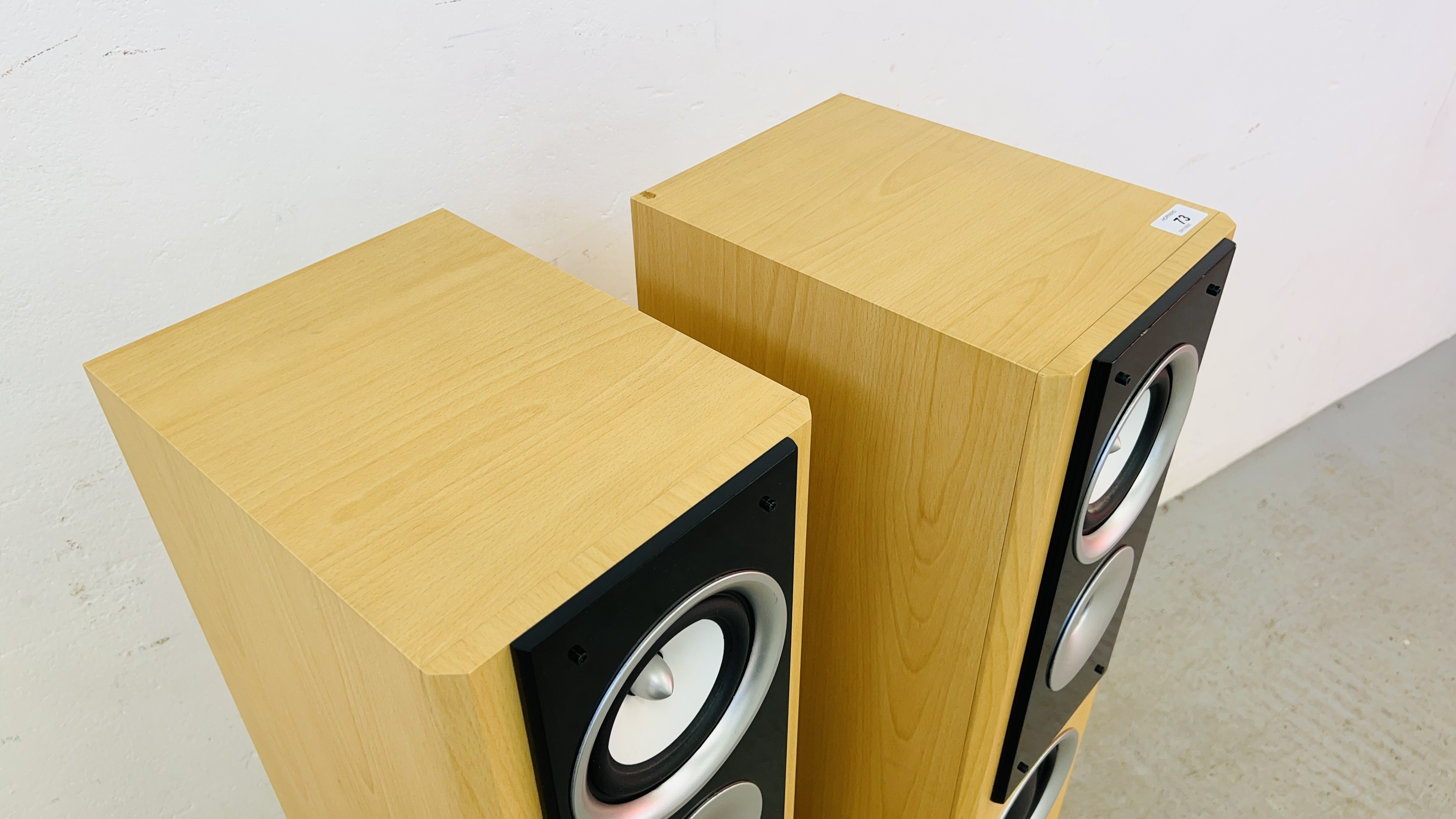 PAIR OF STUDIO 10 FLOOR STANDING SPEAKERS - Image 6 of 9