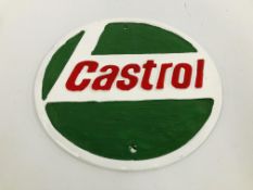 (R) ROUND CASTROL SIGN 25CM