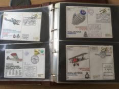 TWO ROYAL MAIL PRESENTATION PACK ALBUMS WITH A COLLECTION OF ABOUT FIFTY PACKS,