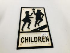 (R) CHILDREN SIGN