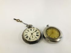 VINTAGE SILVER POCKET WATCH MARKED "S.