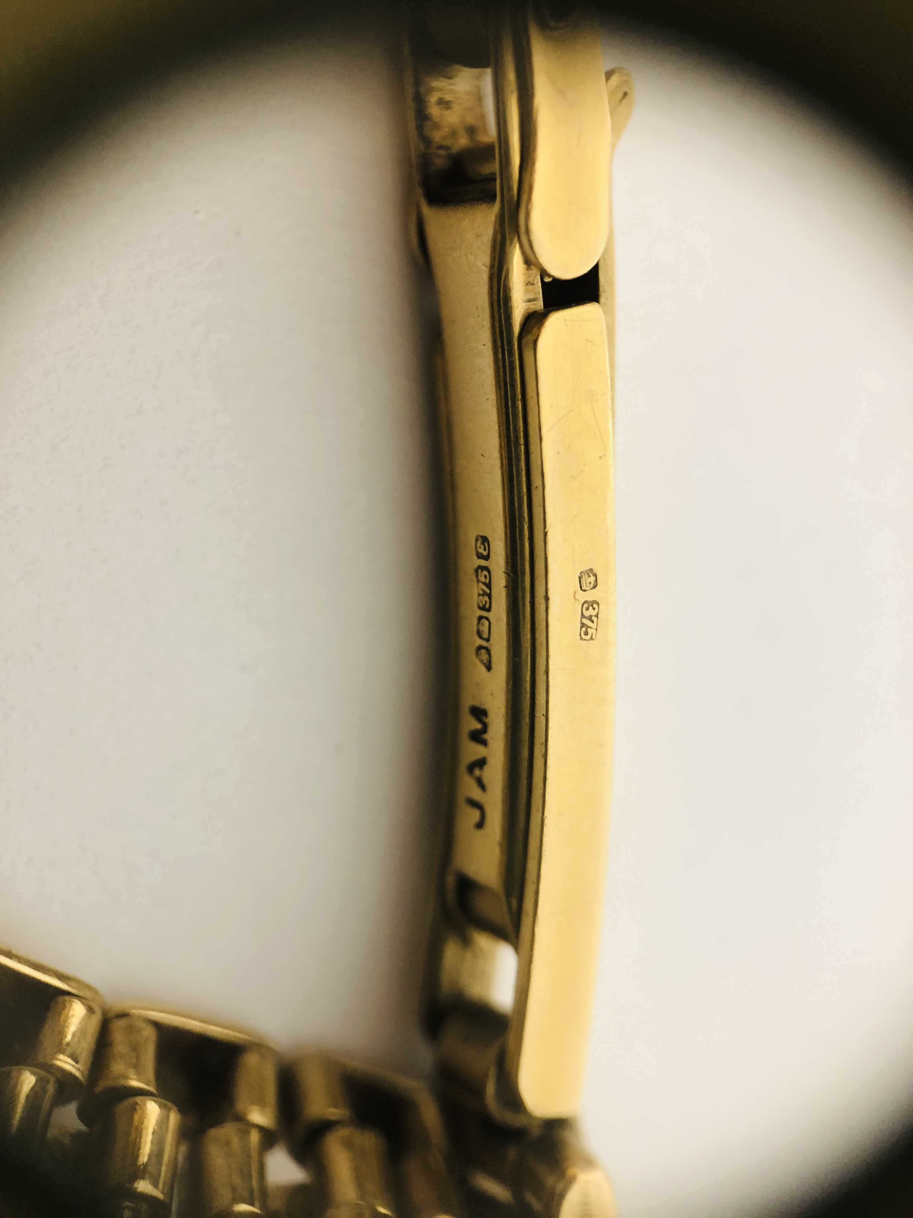 ROTARY LADIES 9CT. GOLD CASED WRIST WATCH ON 9CT. GOLD STRAP ALONG WITH A VINTAGE 9CT. - Image 6 of 12