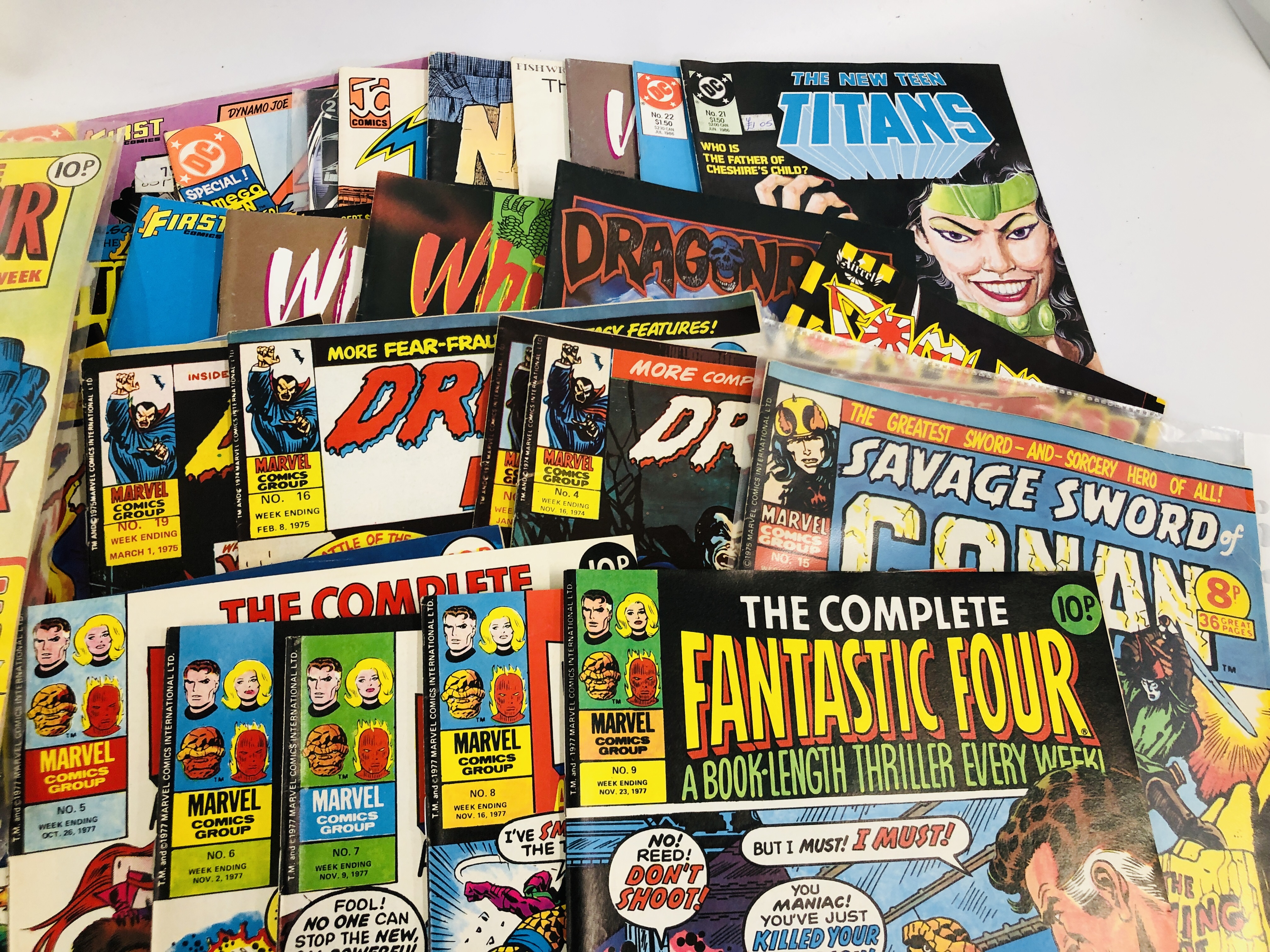 A COLLECTION OF BRITISH MARVEL COMICS FROM THE 70's INCLUDING FANTASTIC FOUR No. - Image 6 of 11