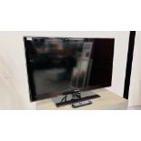 SAMSUNG 40 INCH TELEVISION COMPLETE WITH REMOTE - SOLD AS SEEN